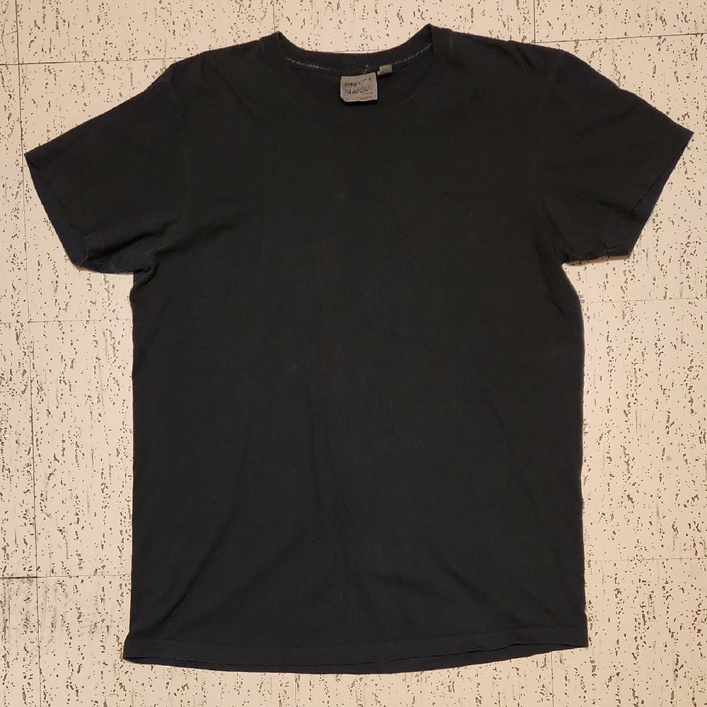 Naked & Famous Denim Black Crewneck T Shirt